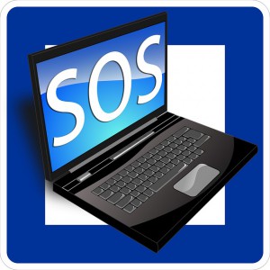 SOS laptop