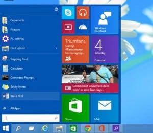 startmenu