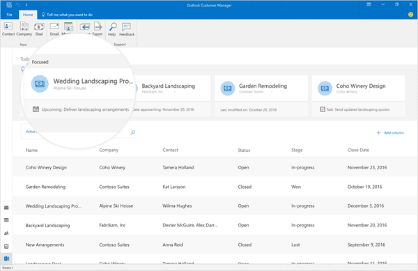 Microsoft Releases Light CRM tool for Outlook