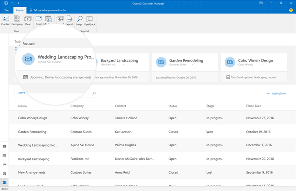 Skilt Charlotte Bronte betaling Microsoft Releases Light CRM tool for Outlook | Uncategorized - NJ, PA, DE,  MD | Beringer Technology Group