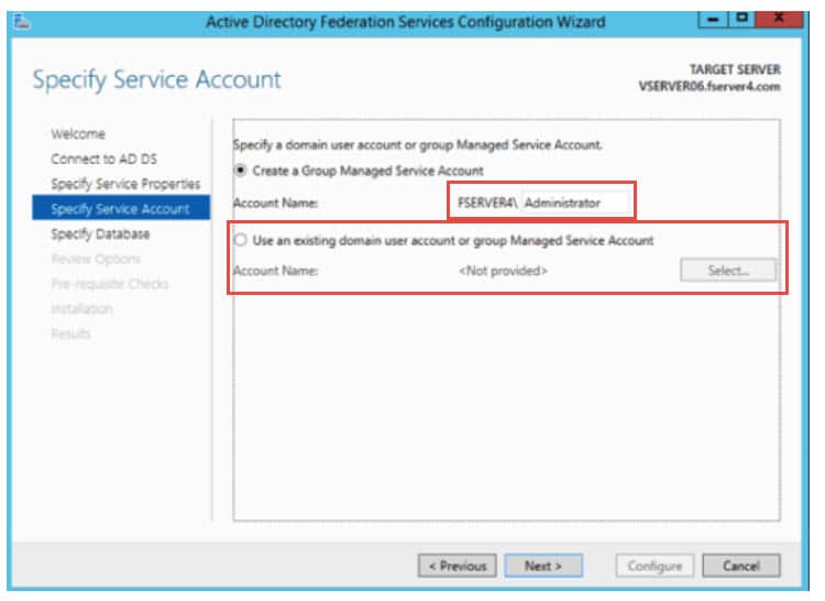MSCRM 2016 ADFS 3.0 SPN for Group Managed Service Account