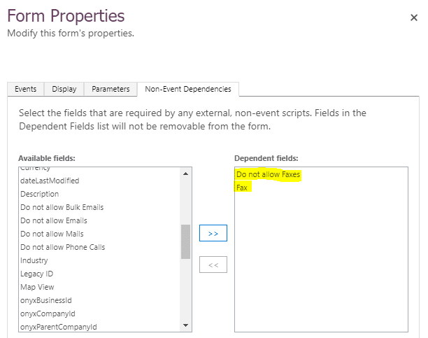 Dynamics 365 Business Rules