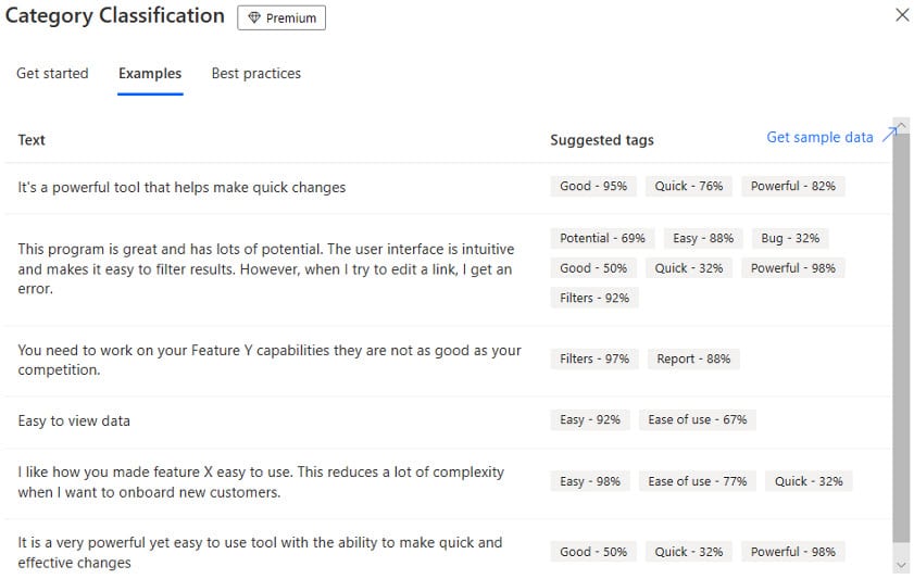 AI Builder _ Category Classification