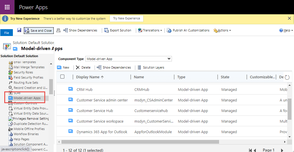 Dynamics 365 Activity Drop Down with No Options