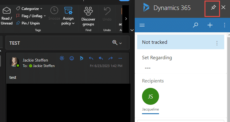 Dynamics App for Outlook Disappears After "New" Outlook is Enabled