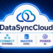 DataSyncCloud logo featuring interconnected cloud icons and the tagline "Connect Systems. Master Data. Power AI." representing enterprise data integration, data mastering, and AI readiness.