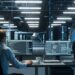 Man Plans and Carries Out Work to Expand the Network Structure of the Enterprise at His Office